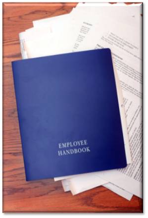 FastTrax HR services Blue employee handbook as part of the HR function