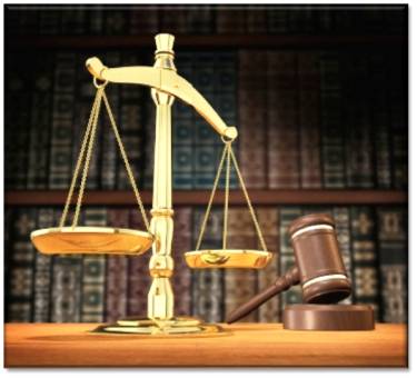 Terms & Conditions graphic Scales of Justice